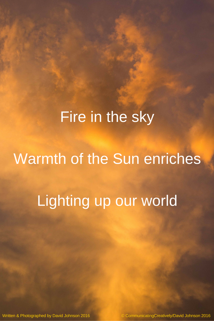 Fire in the sky - Haiku 1