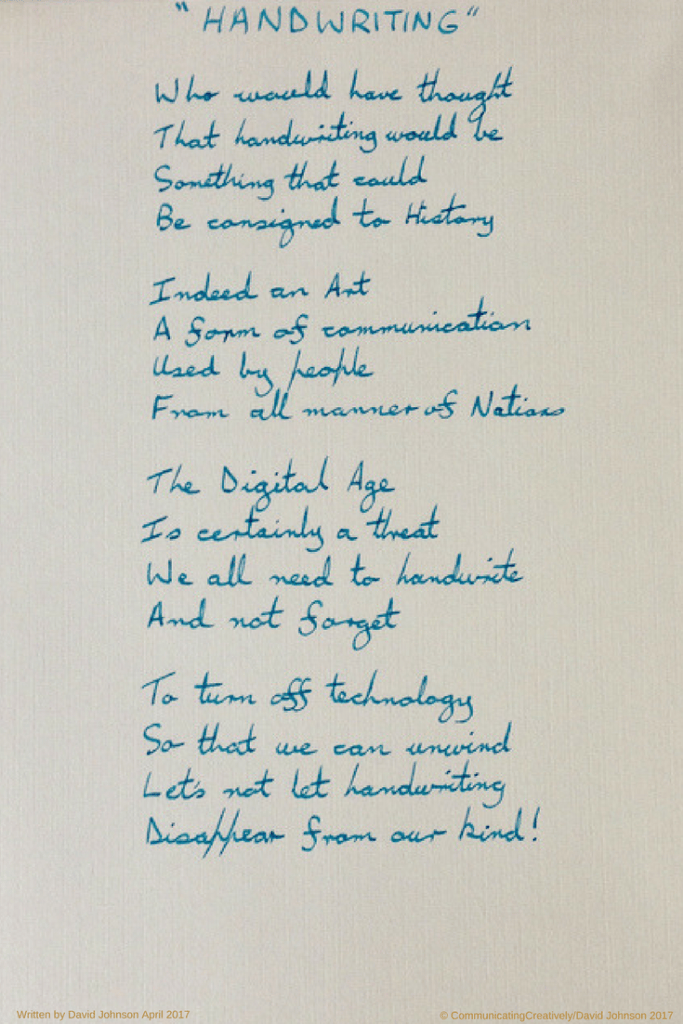 Def Handwriting Handwriting – Communicating Creatively