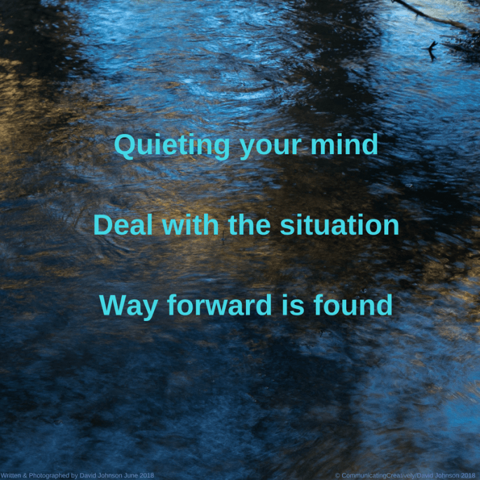 Quieting your mind 1