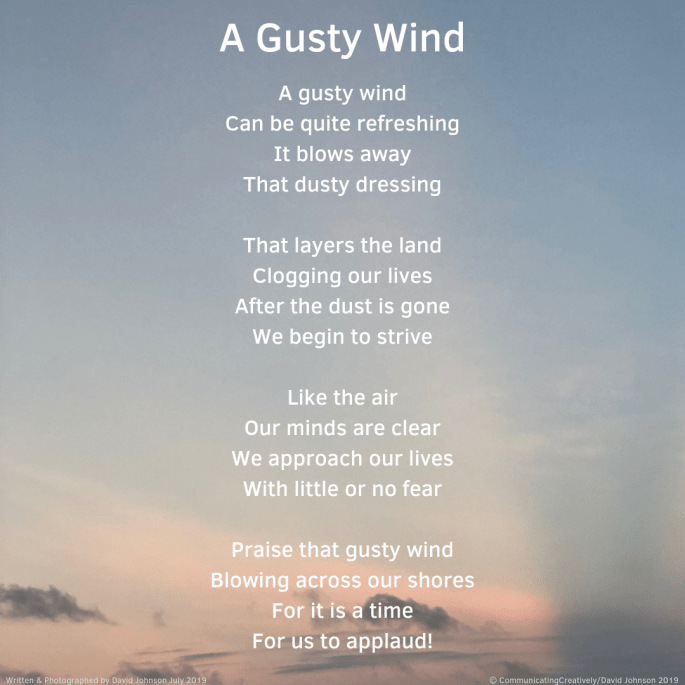 A gusty wind