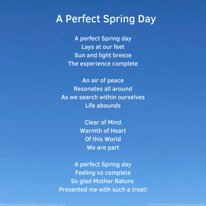 A Perfect Spring day